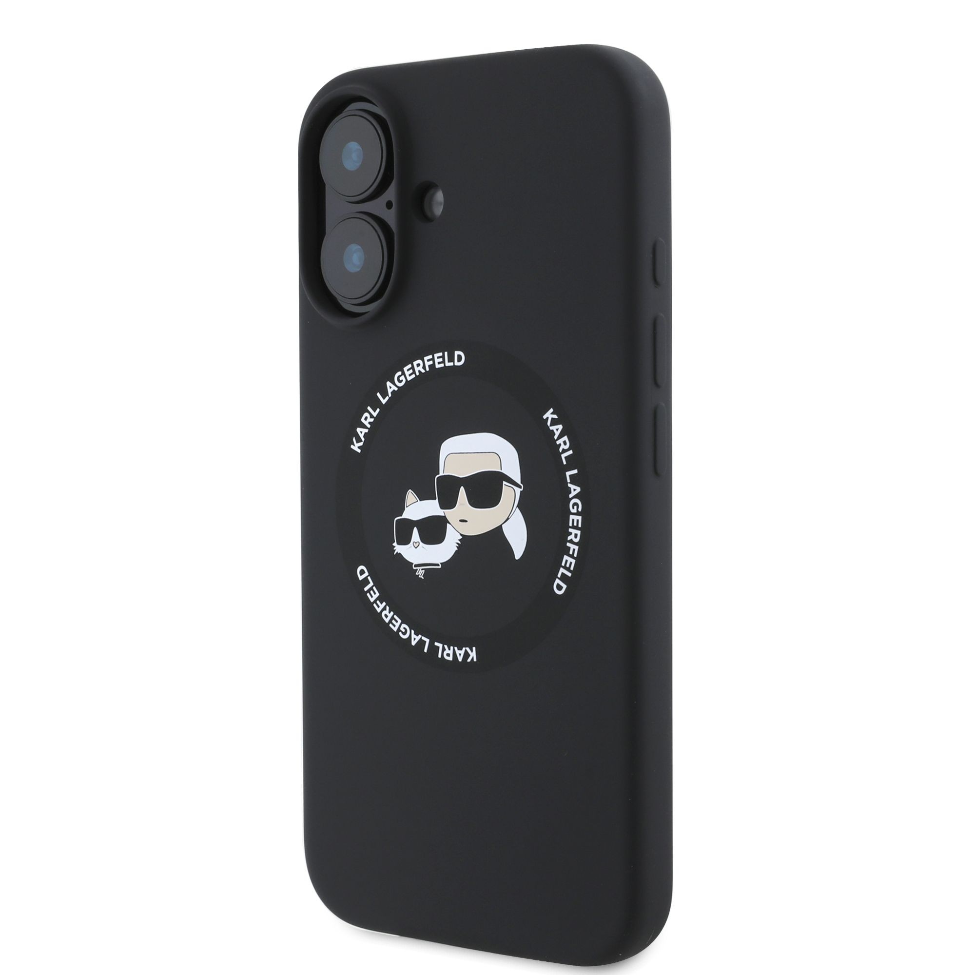 Apple iPhone 16 KARL LAGERFELD KLHMP16SSKCHTCK Liquid Silicon MagSafe Hátl