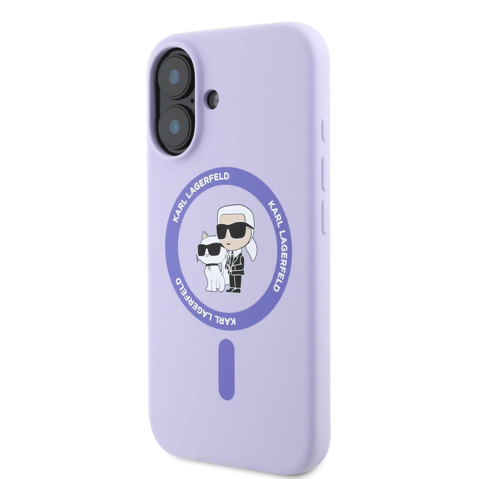 Apple iPhone 16 KARL LAGERFELD KLHMP16ASSCMKCRHU Liquid Silicon MagSafe Há