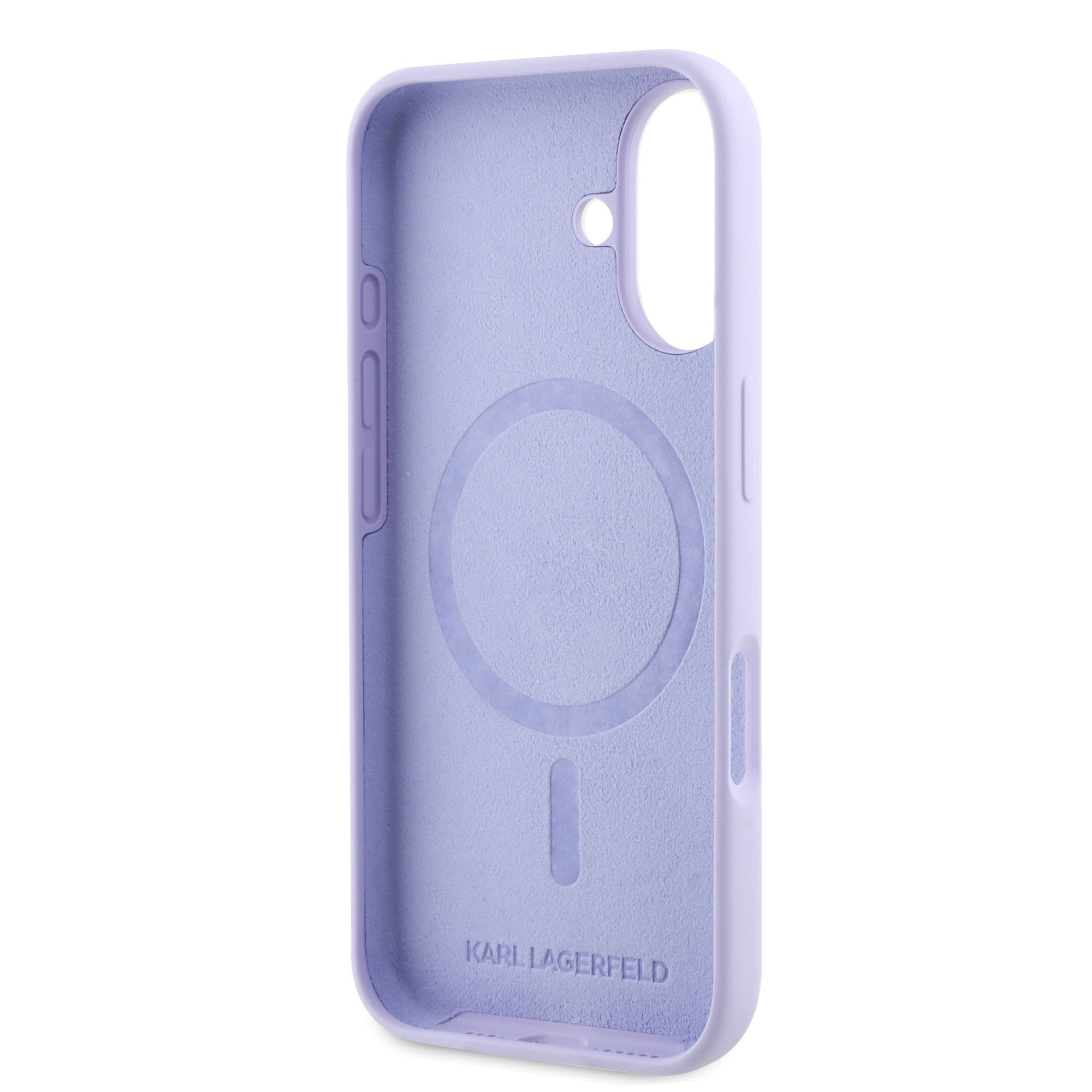 Apple iPhone 16 KARL LAGERFELD KLHMP16ASSCMKCRHU Liquid Silicon MagSafe Há