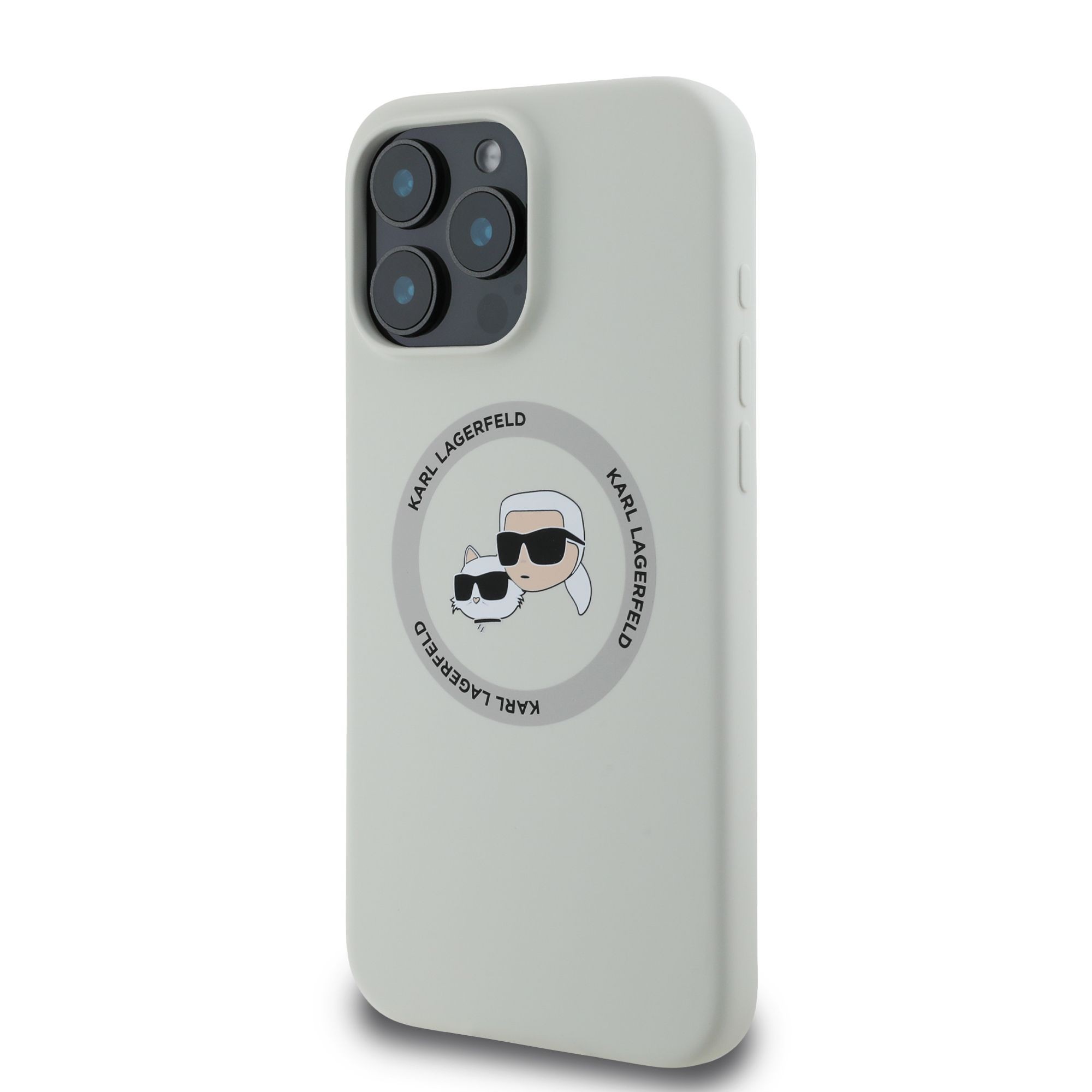 Apple iPhone 16 Pro KARL LAGERFELD KLHMP16LSKCHTCE Liquid Silicon MagSafe