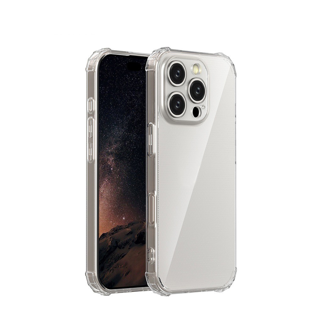 Apple iPhone 15 Pro Max Anti Shock 1.5mm Szilikon Hátlap - Átlátszó