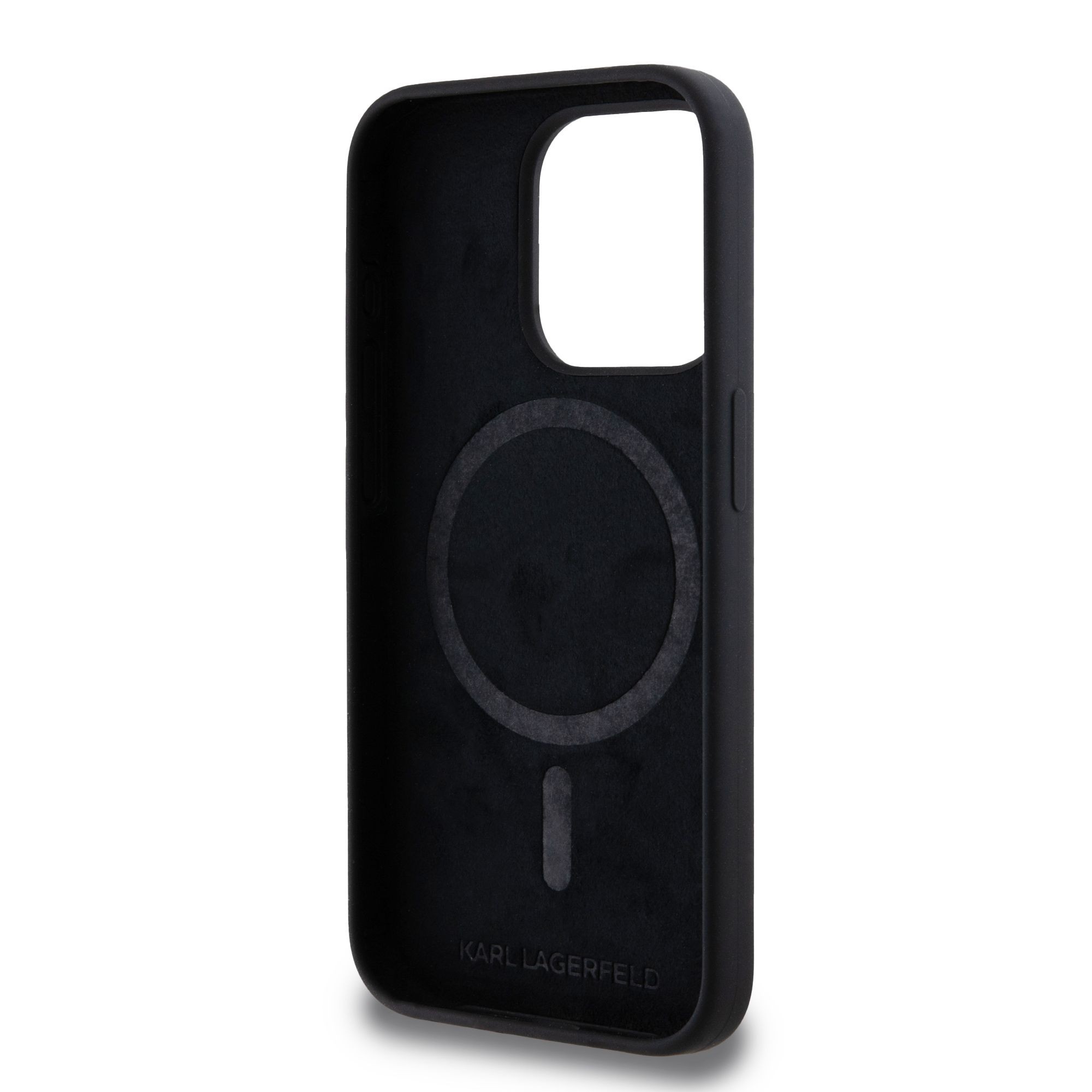 Apple iPhone 15 Pro KARL LAGERFELD KLHMP15LSKCHPPLK Liquid Silicon MagSafe