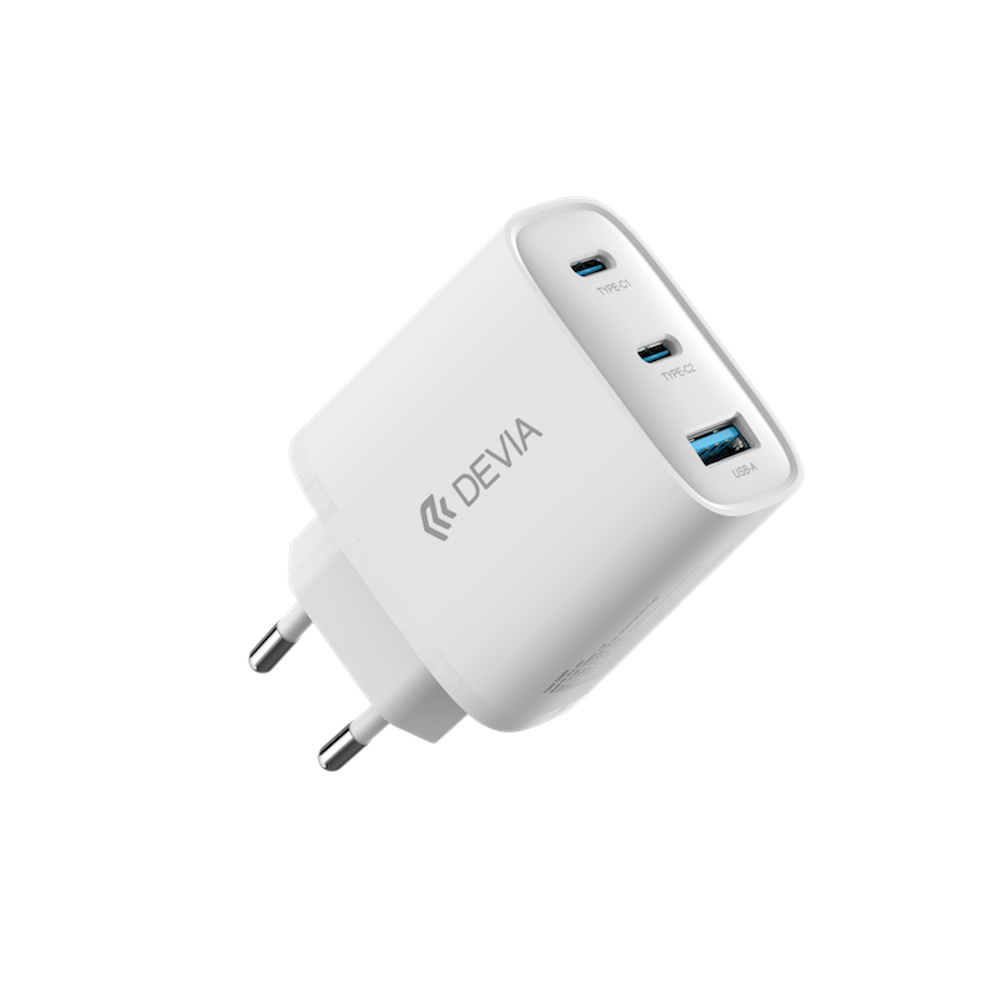 Devia RCE-6505ACCL Extreme Speed PD 65W GaN + QC 3.0 Hálózati Töltőfej - F