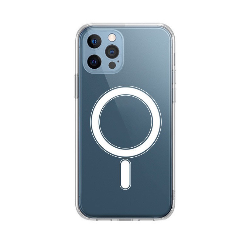 Apple iPhone 13 Pro Anti Shock Magsafe Hátlap - Átlátszó