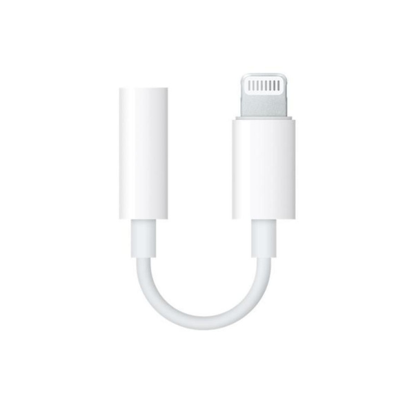 Apple MMX62ZM/A Lightning/3,5 Jack Blister Adapter - Fehér