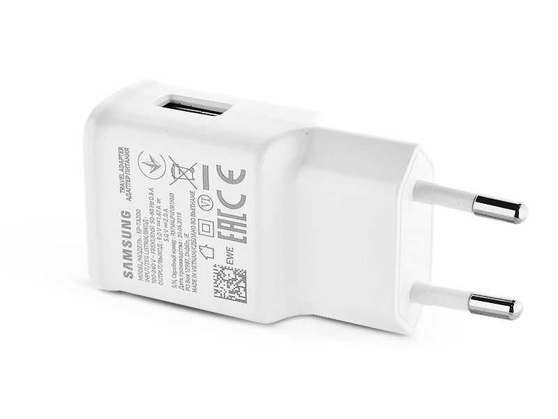 Samsung EB-TA200EWE 15W Bulk Hálozati Töltőfej - Fehér