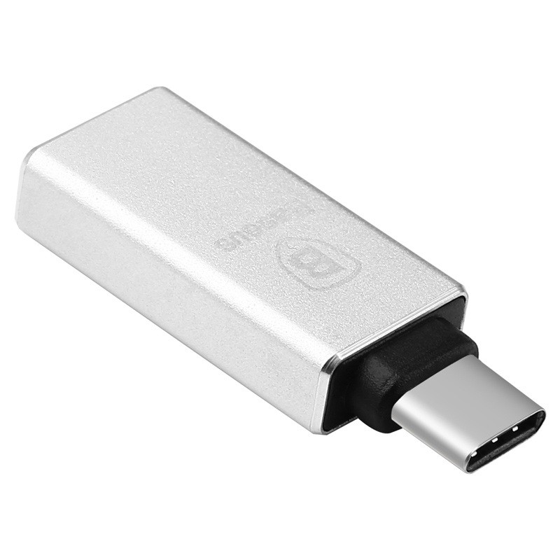 Baseus Sharp Type-C/USB Adapter - Ezüst