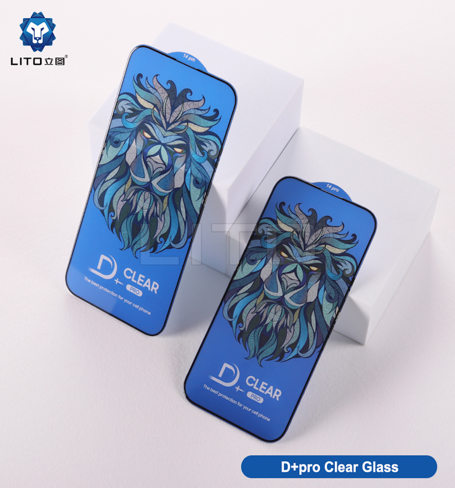 Apple iPhone 13/13 Pro/14 Lito D+ PRO 2.5D Full Üvegfólia - Fekete