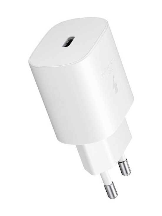 Samsung EP-TA800EWE 25W Bulk Hálózati Adaptív Töltőfej - Fehér