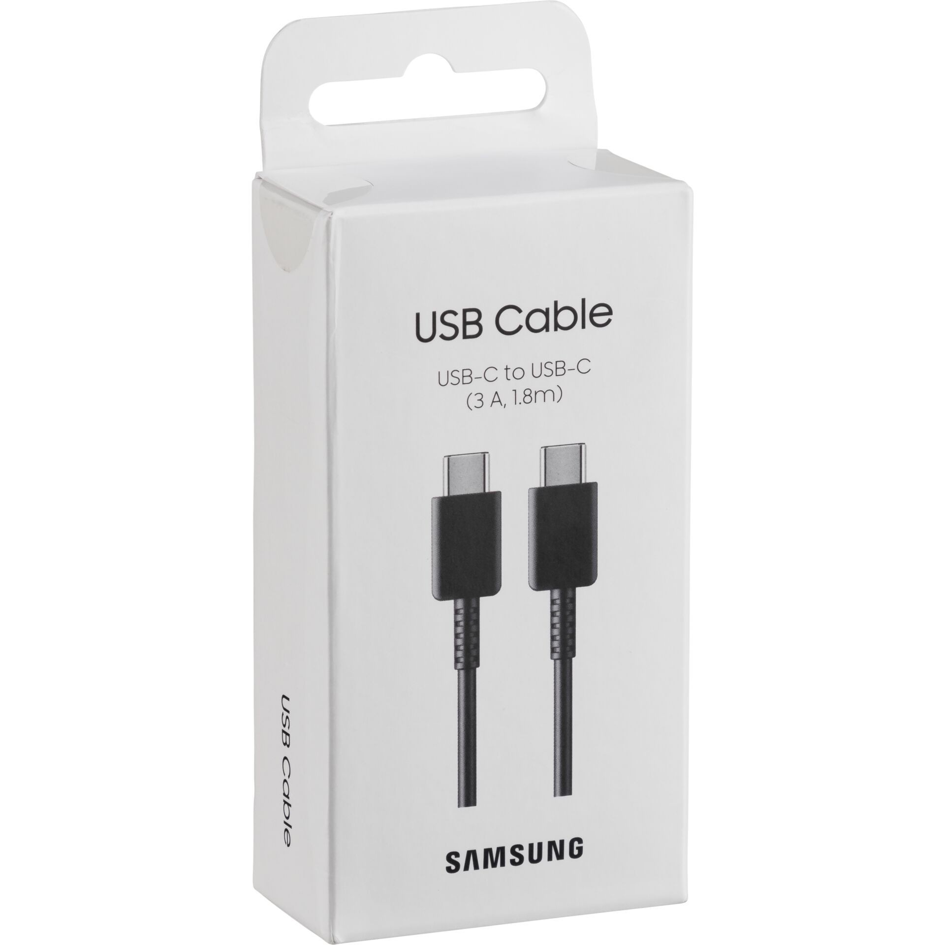 Samsung DX310JWEGEU 3A 1.8M USB-C Blister ADATKÁBEL - Fekete