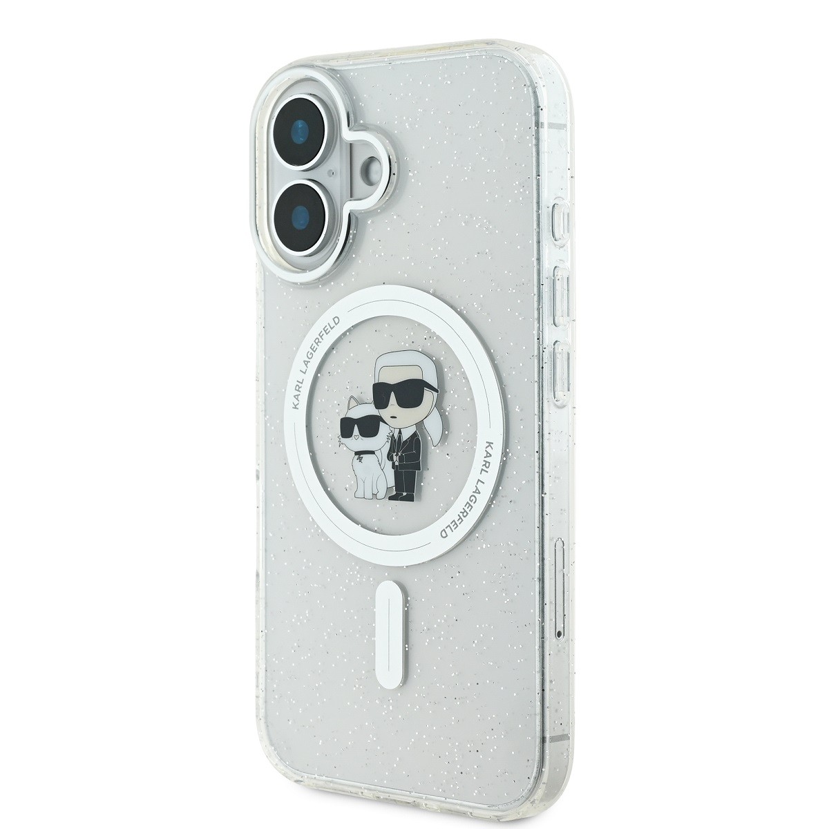 Apple iPhone 16 KARL LAGERFELD KLHMP16SHGKCNOT Magsafe IML Hátlap - Átláts