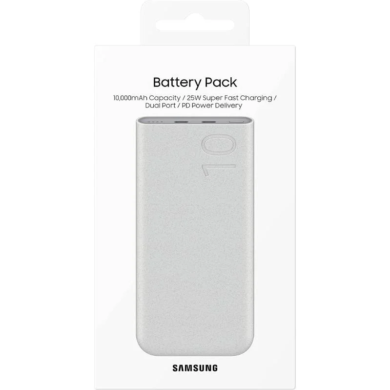 Samsung EB-P3400XUEGEU 10000mAh (25W Super Gyors Töltés) Powerbank - Fehér