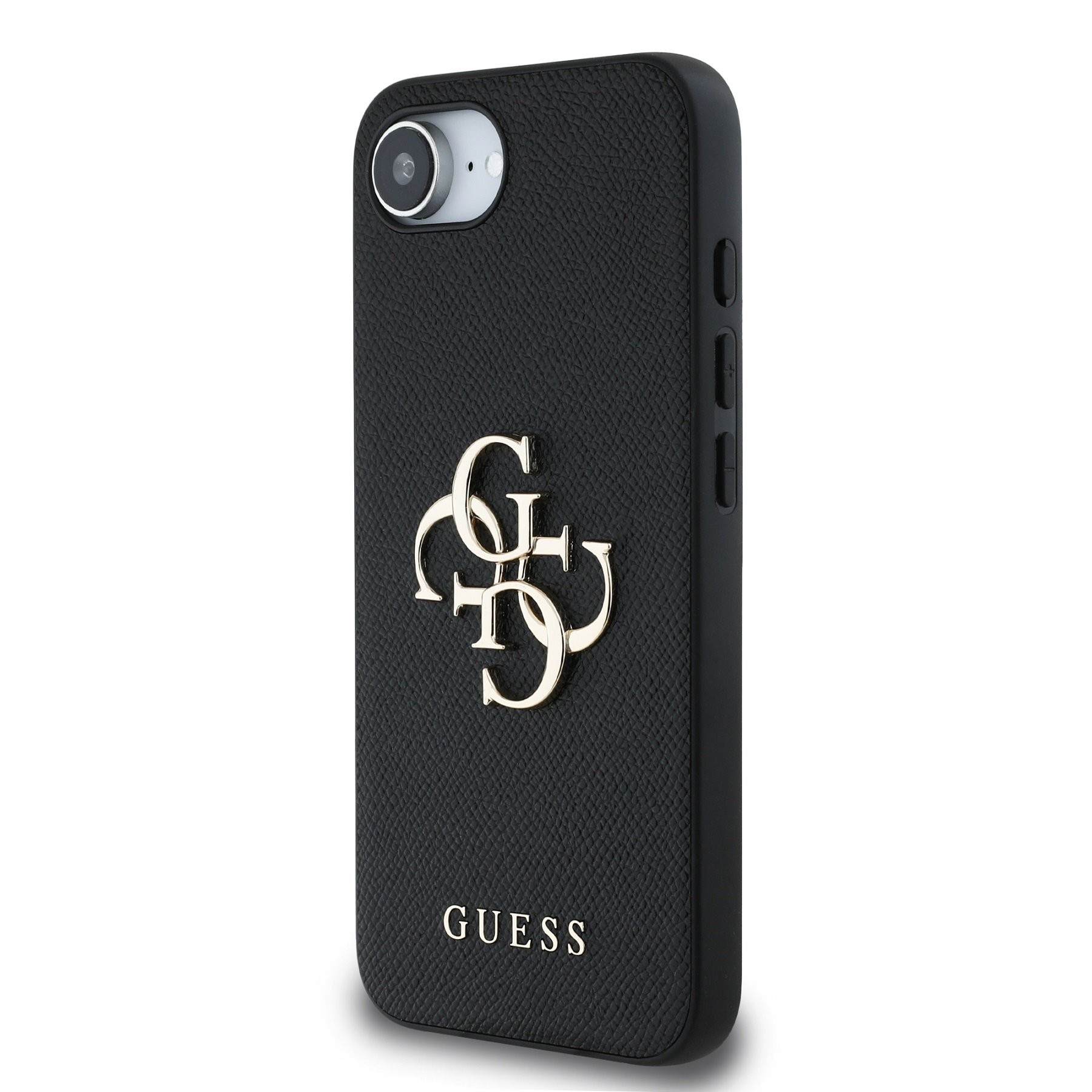 Apple iPhone 16e GUESS GUHCPSE4PGT4MBK Hátlap - Fekete