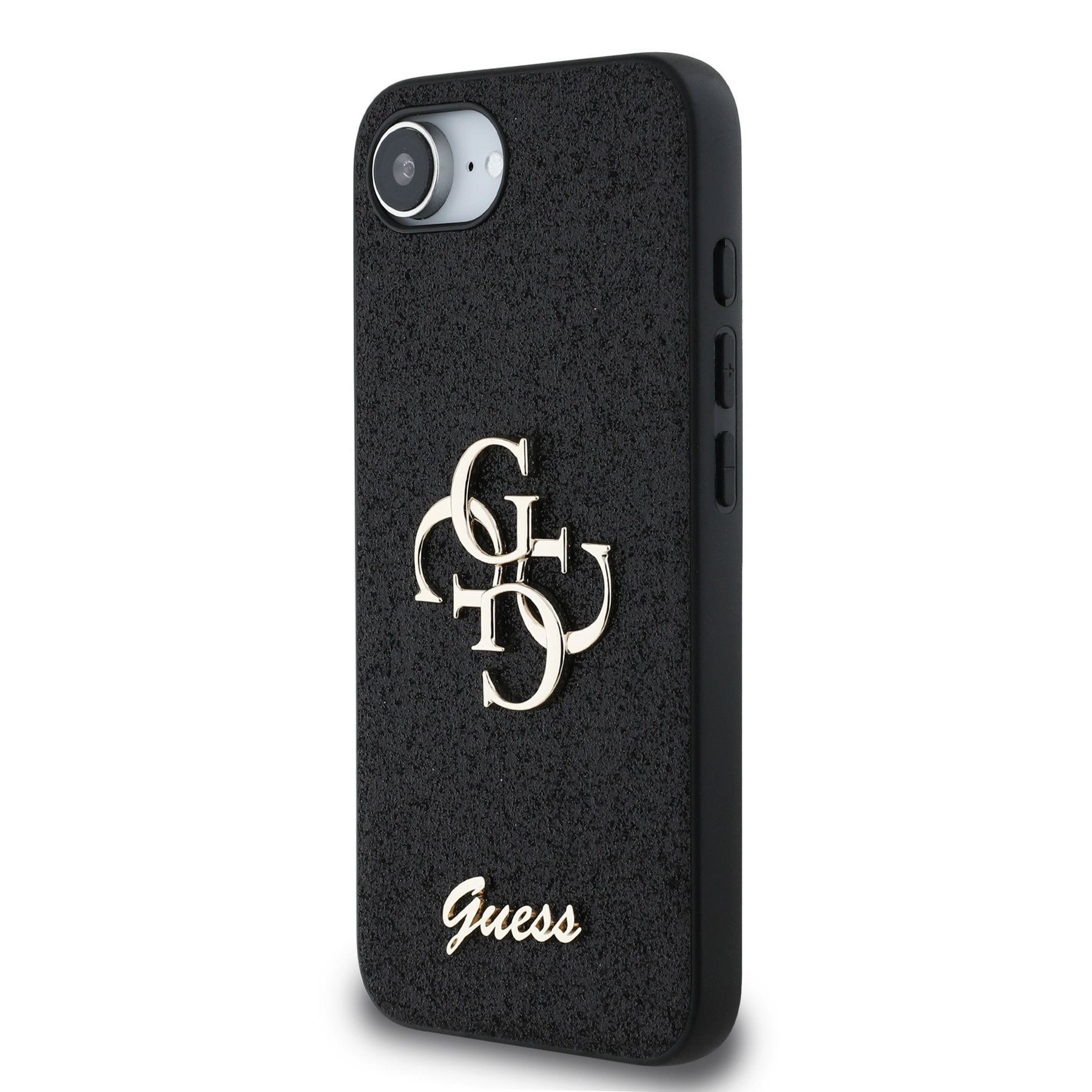 Apple iPhone 16e GUESS GUHCPSE4HG4SGK Hátlap - Fekete