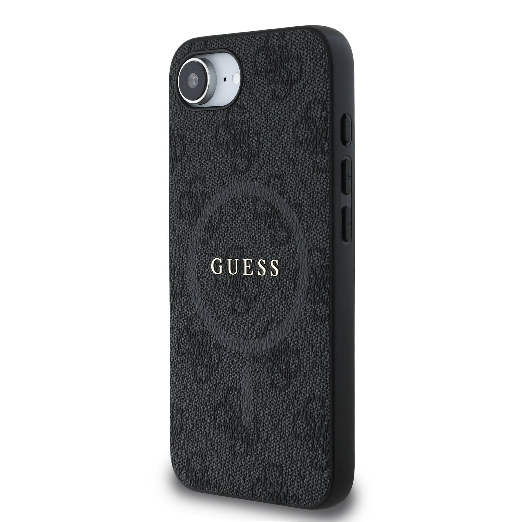 Apple iPhone 16e GUESS GUHMPSE4G4GFRK MagSafe Hátlap - Fekete