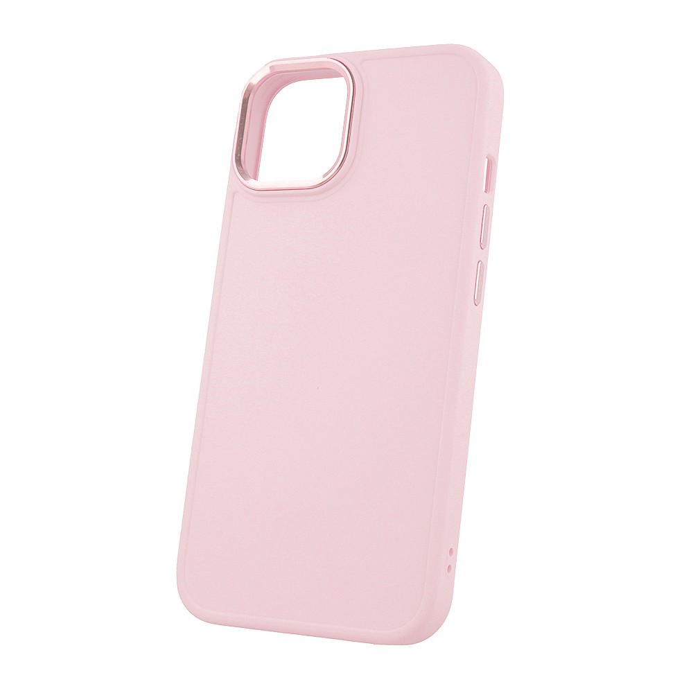 Apple iPhone 16 Silicon Satin Hátlap - Rózsaszín