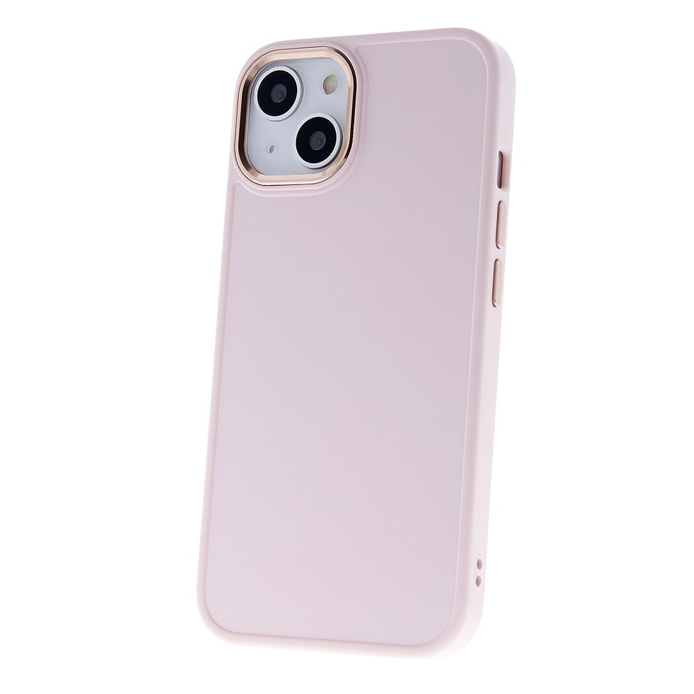 Apple iPhone 16 Silicon Satin Hátlap - Rózsaszín