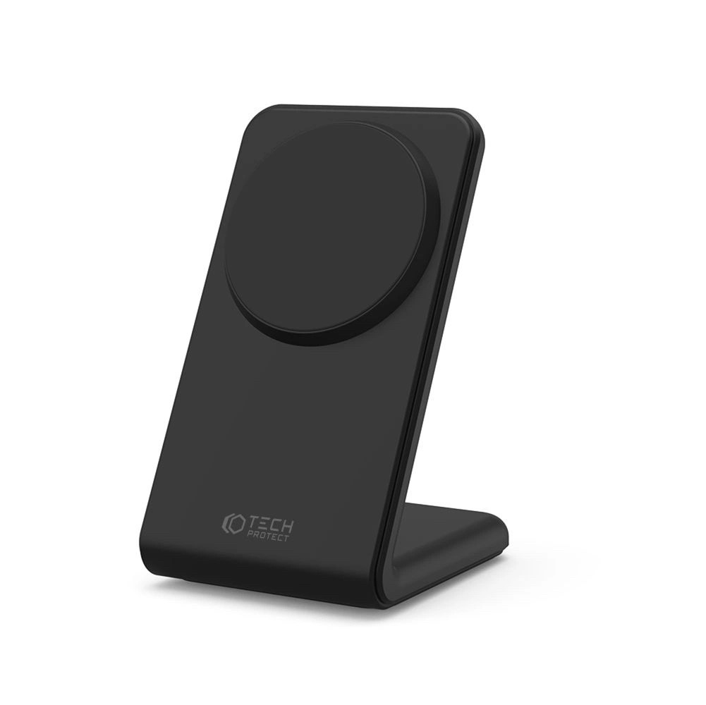 Tech-Protect QI15W-A23 MagSafe Asztali Töltő - Fekete