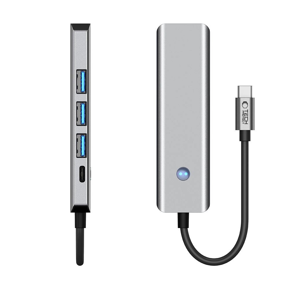 Tech-Protect HB01 HUB Adapter 5in1 USB-C + USB3.0 + HDMI 4K 60Hz + PD100W