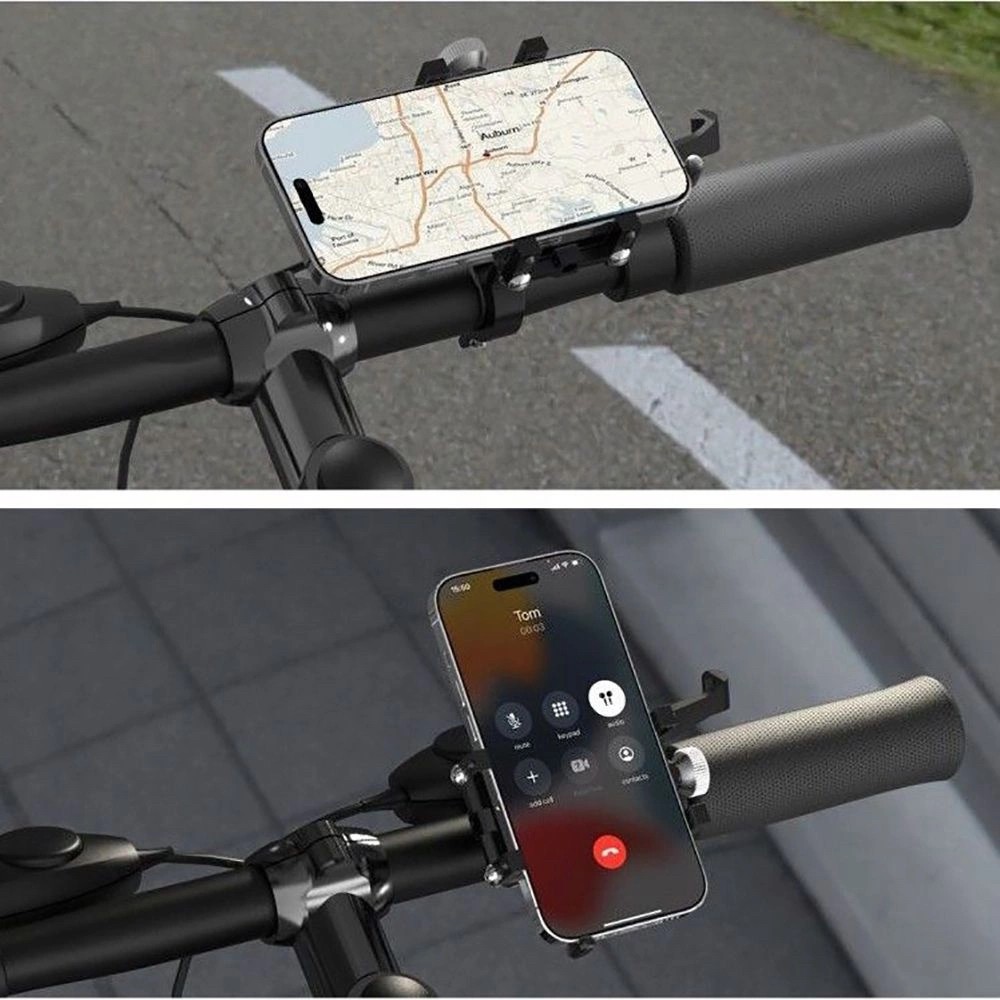 Tech-Protect V1 Univerzális Motoros és Biciklis Tartó - Fekete