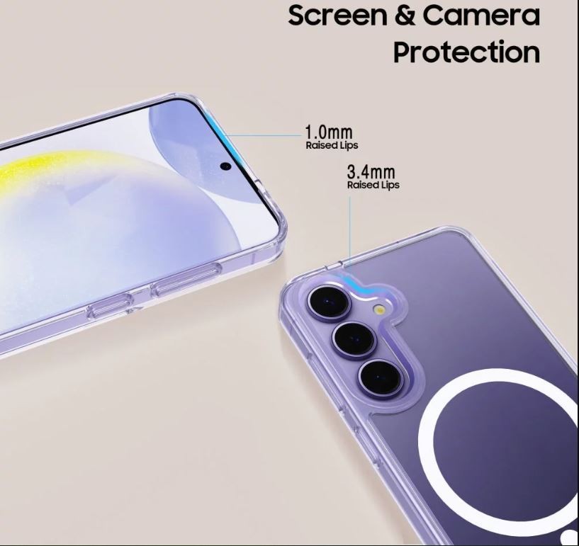 Samsung Galaxy A56 Tech-Protect FlexAir Magsafe Hátlap - Átlátszó