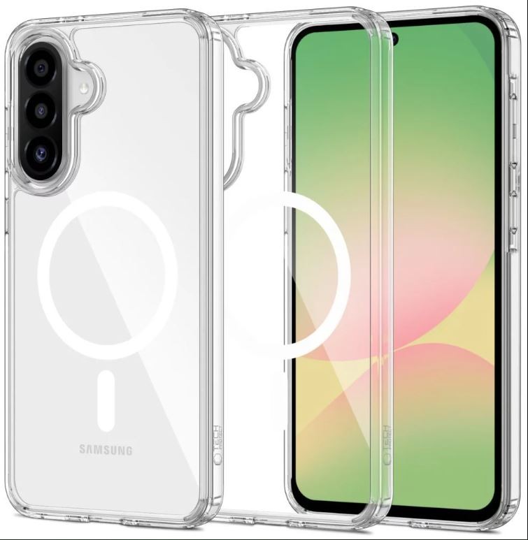 Samsung Galaxy A56 Tech-Protect FlexAir Magsafe Hátlap - Átlátszó