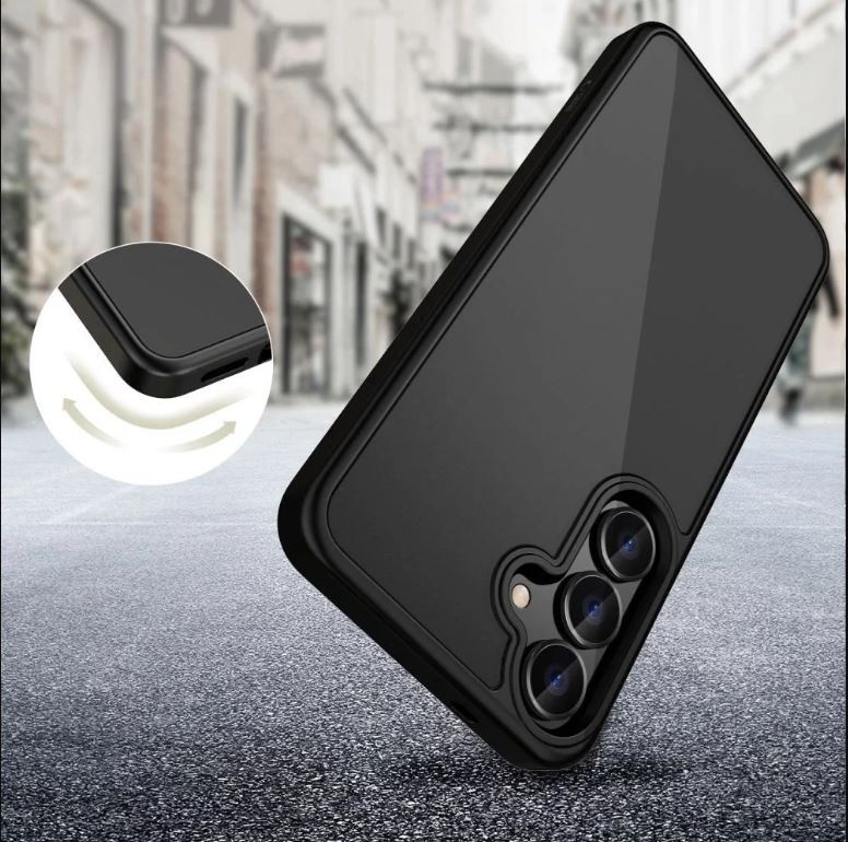 Samsung S25 Edge Tech-Protect Magsafe Hátlap - Fekete