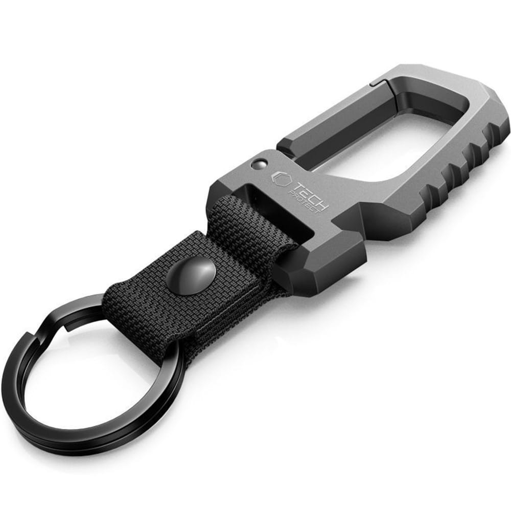 Tech-Protect multifunkciós karabiner - Grafit