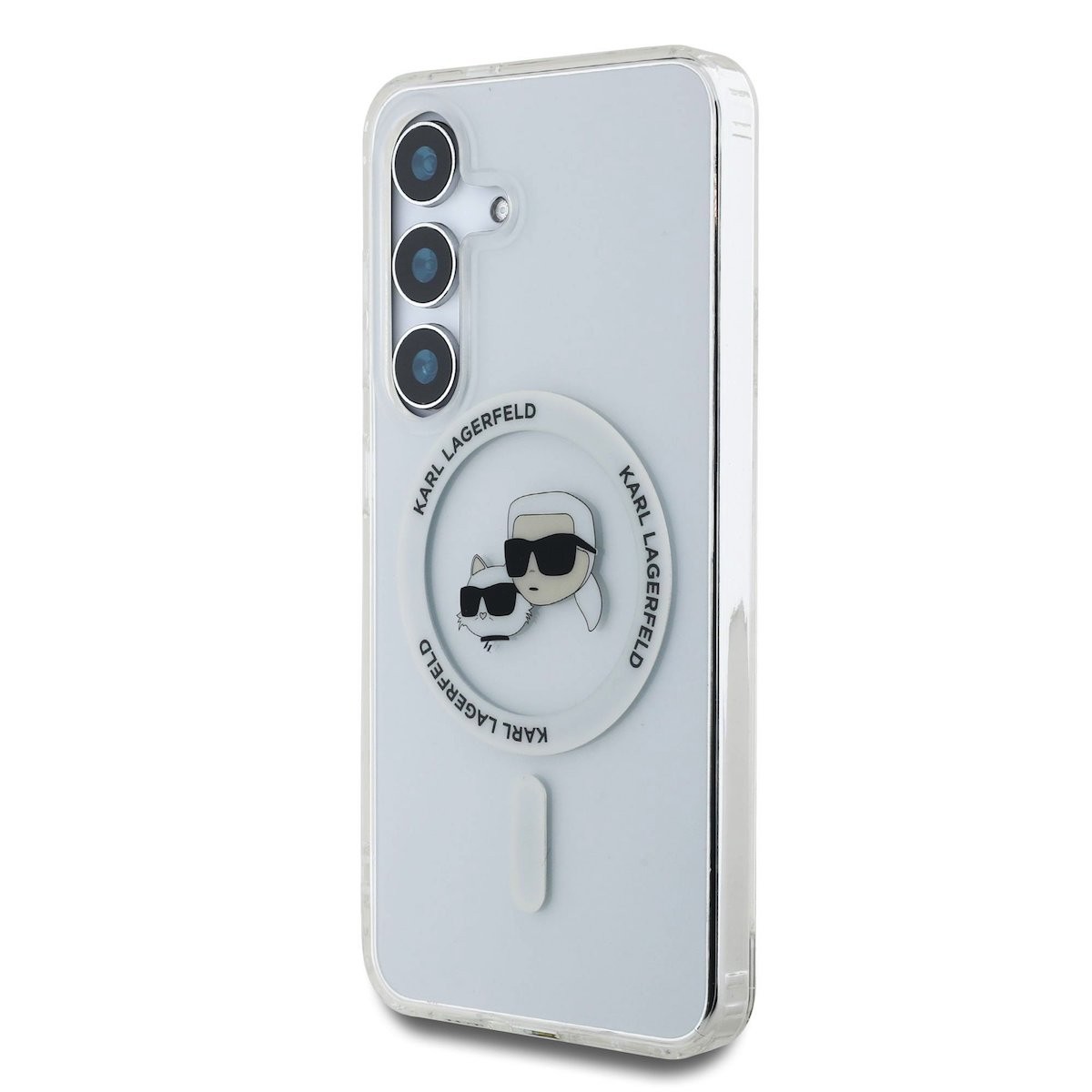 Samsung S25 Plus KARL LAGERFELD KLHMS25MHLSKCH MagSafe IML Hátlap - Átláts