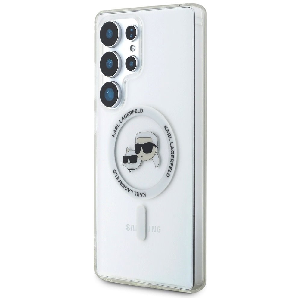 Samsung S25 Ultra KARL LAGERFELD KLHMS25LHLSKCH MagSafe IML Hátlap - Átlát