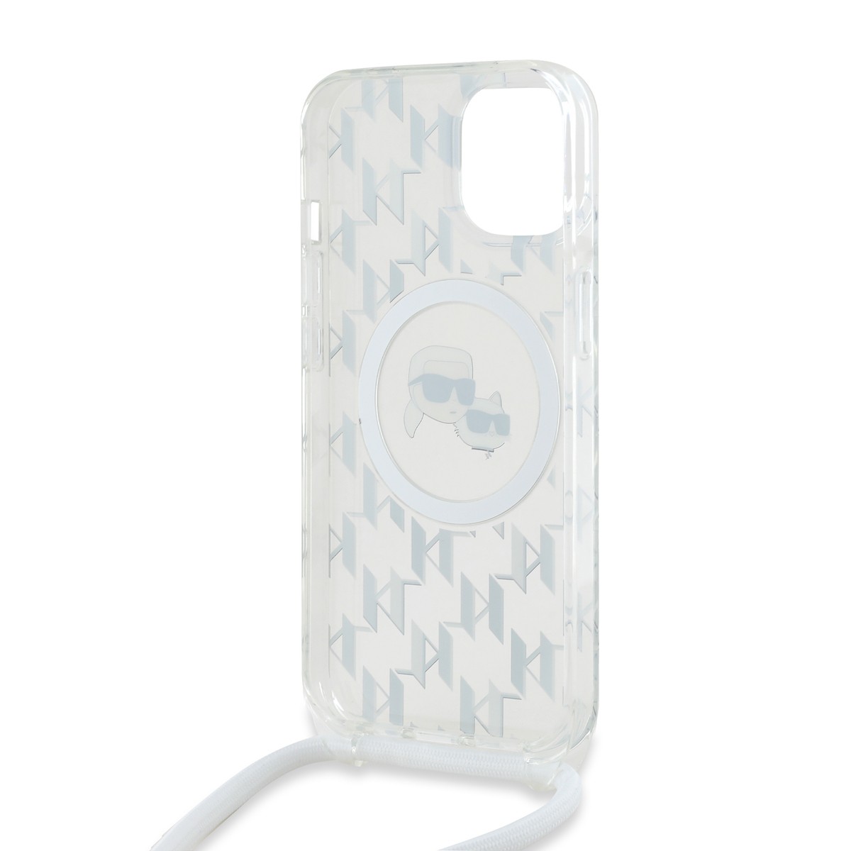 Apple iPhone 15 KARL LAGERFELD KLHMP15SHCKCKLCT Magsafe IML Hátlap - Átlát