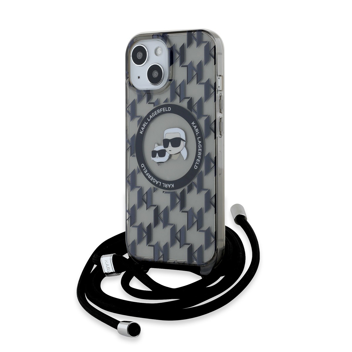 Apple iPhone 15 KARL LAGERFELD KLHMP15SHCKCKLCK Magsafe IML Hátlap - Átlát
