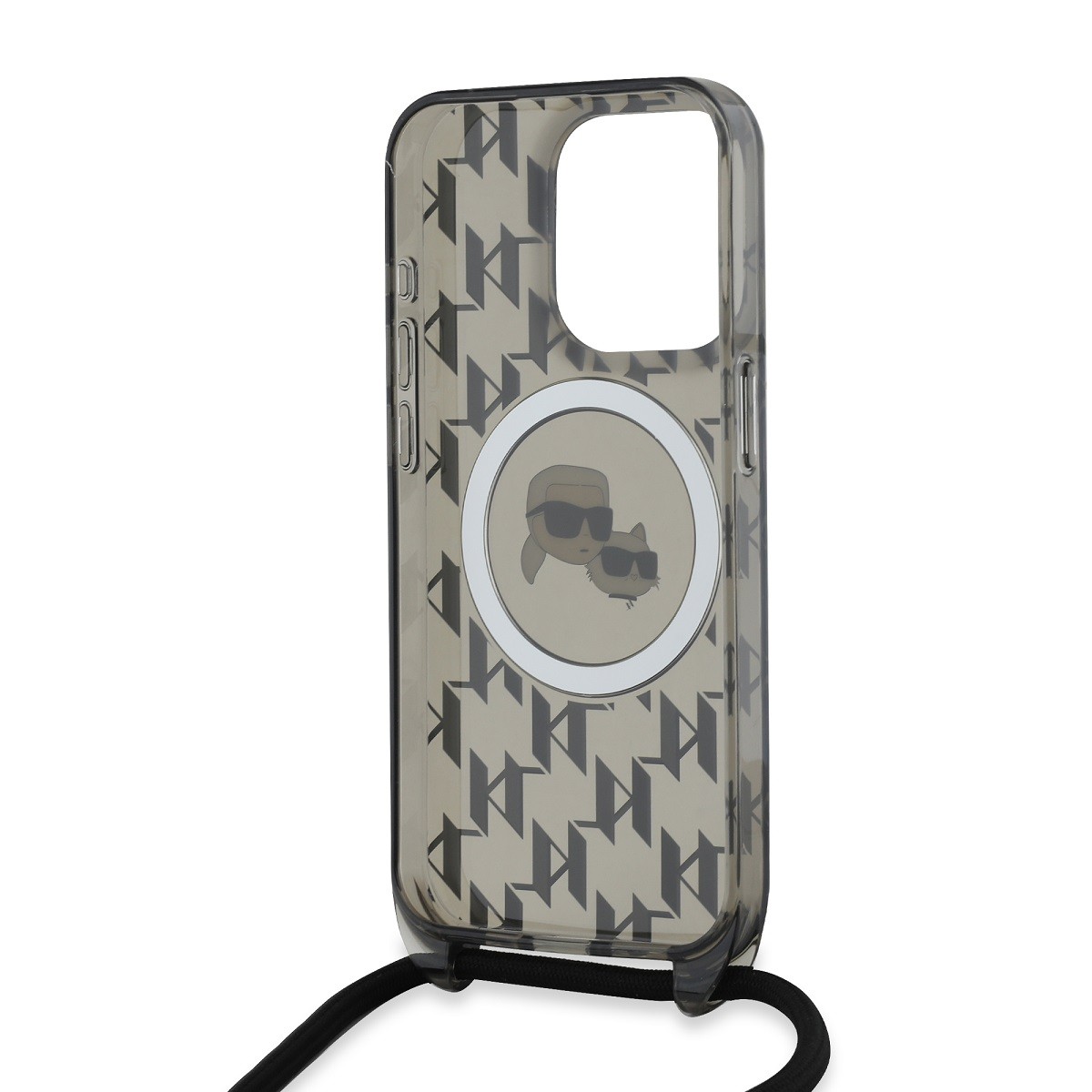 Apple iPhone 15 Pro KARL LAGERFELD KLHMP15LHCKCKLCK Magsafe IML Hátlap - Á