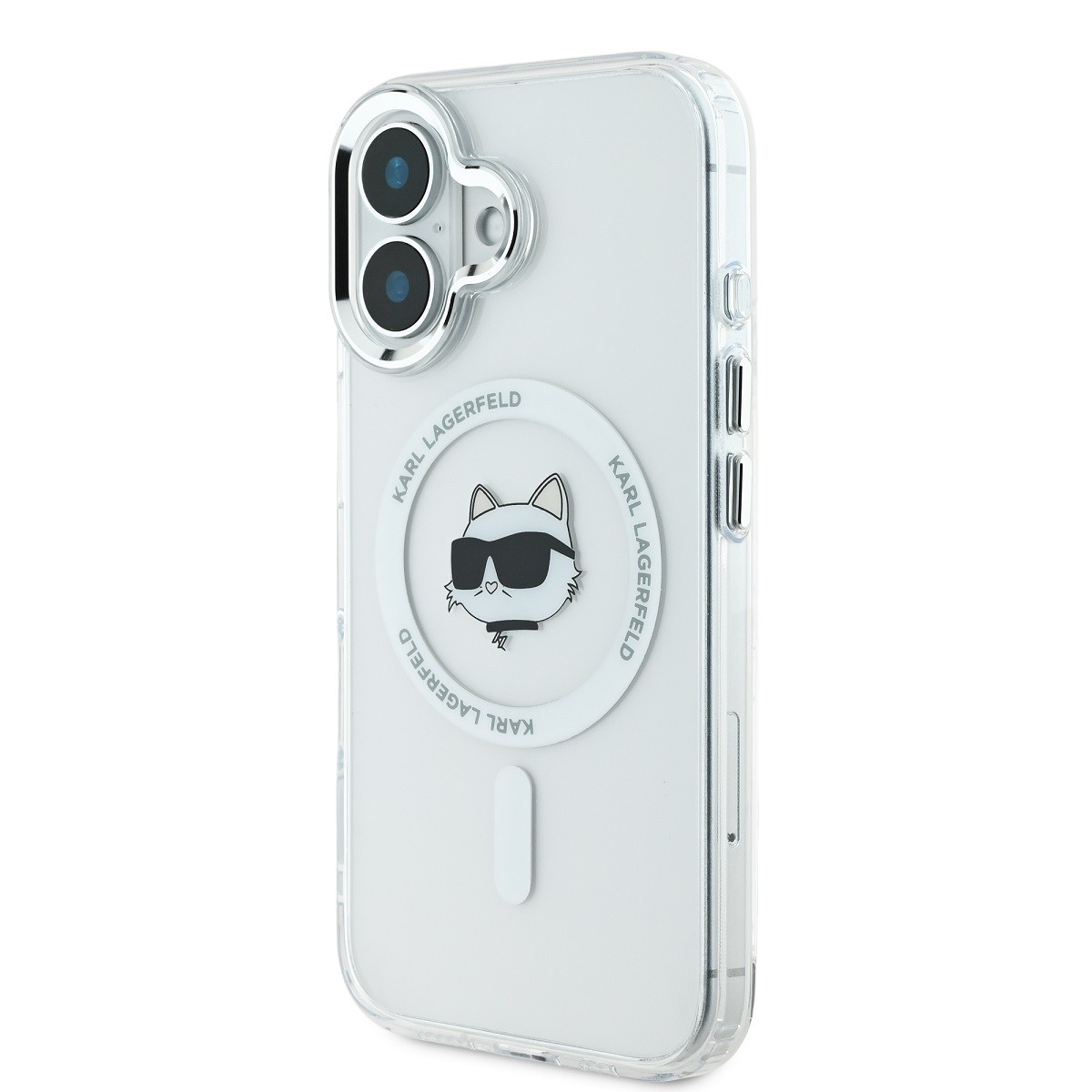 Apple iPhone 16 KARL LAGERFELD KLHMP16SHLSCHH Magsafe IML Hátlap - Átlátsz