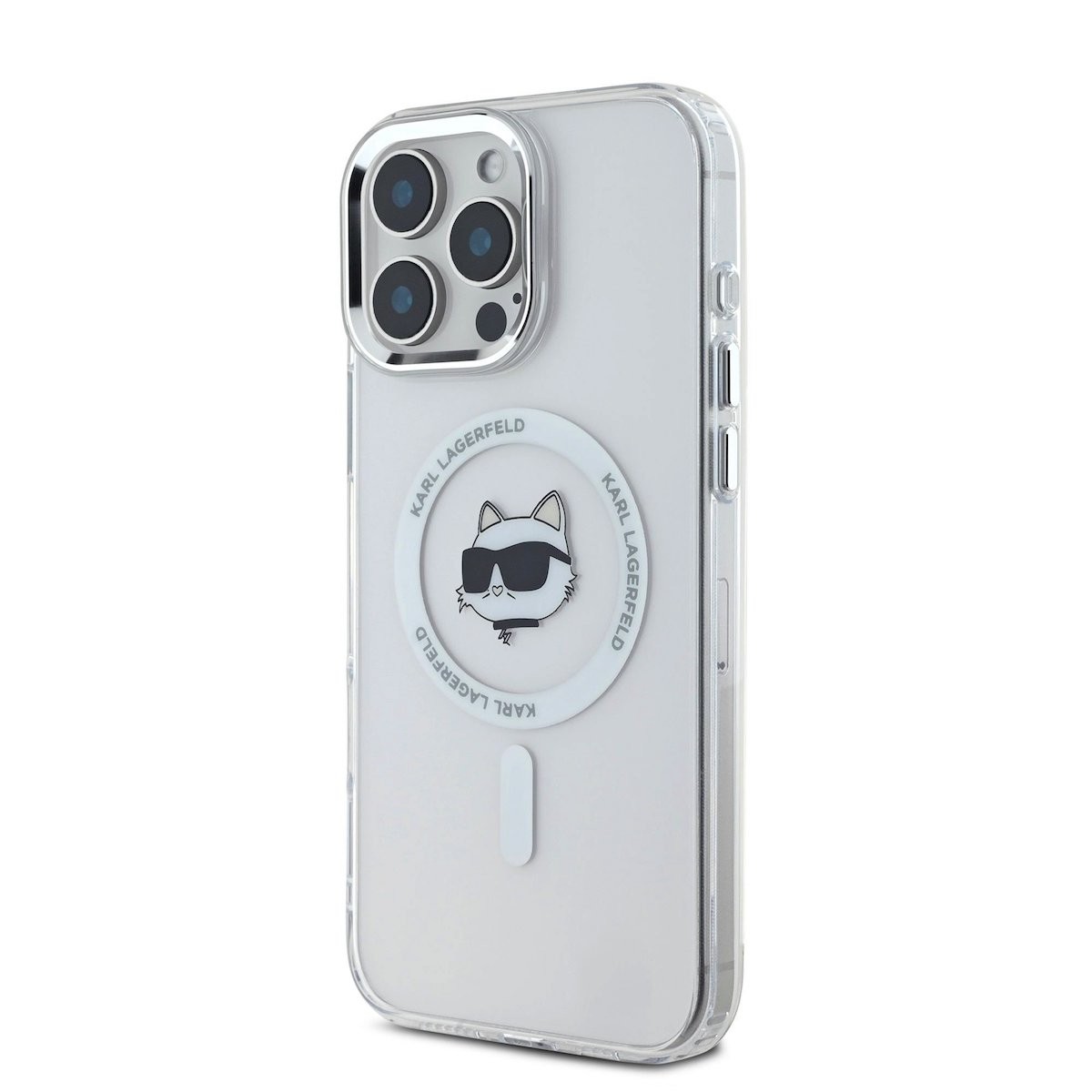 Apple iPhone 16 Pro KARL LAGERFELD KLHMP16LHLSCHH Magsafe IML Hátlap - Átl