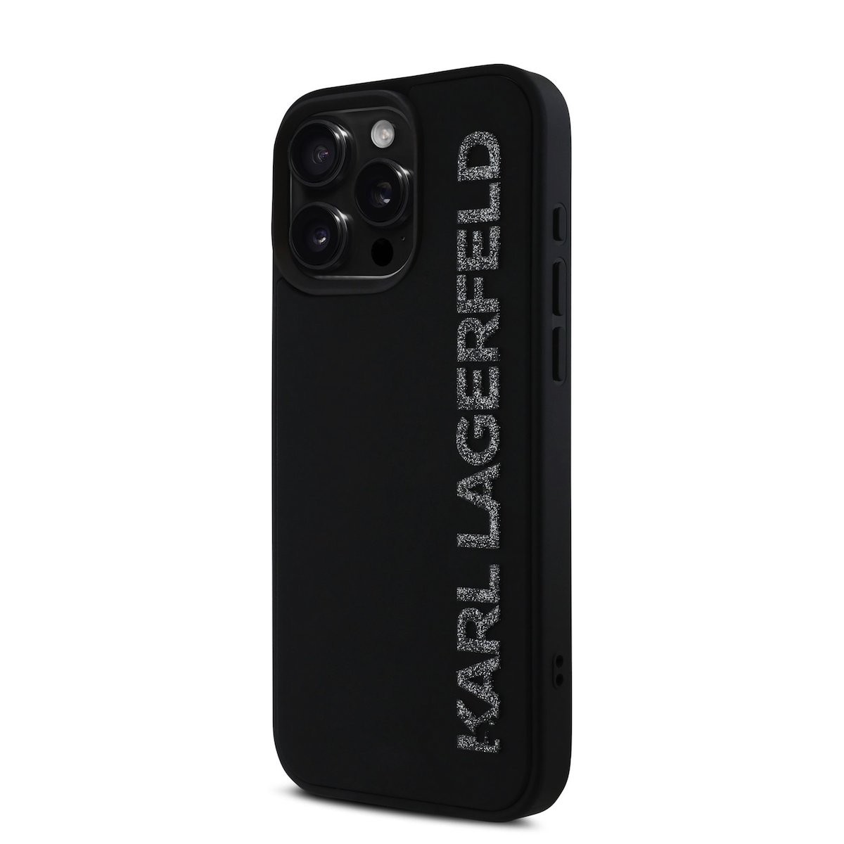 Apple iPhone 16 Pro KARL LAGERFELD KLHCP16LRBKGVCK Hátlap - Fekete