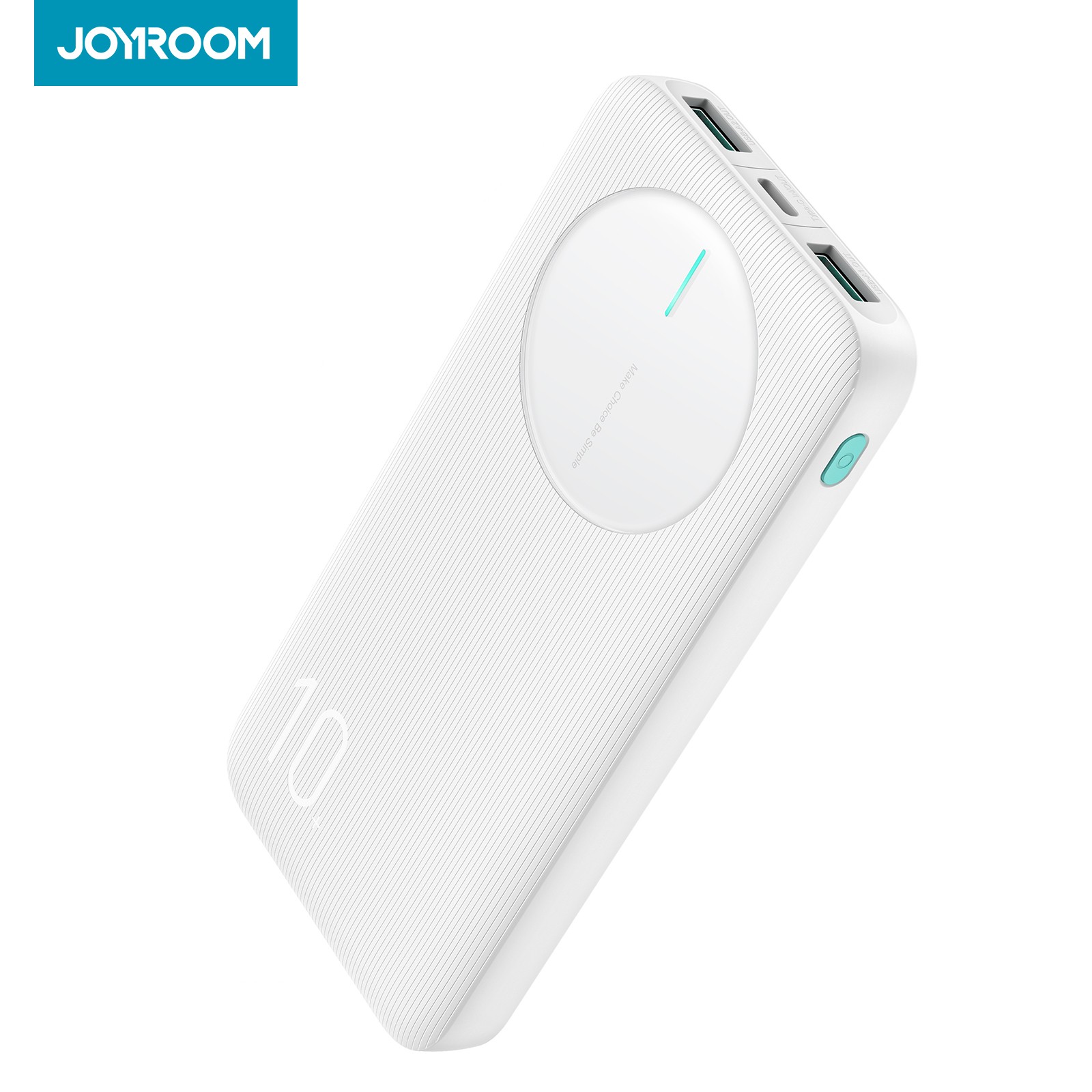 Joyroom JR-PBF12 10000mAh Powerbank - Fehér