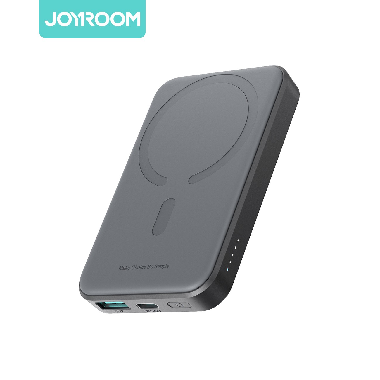 Joyroom JR-W020 Mini 5000mAh 20W MagSafe Powerbank - Fekete