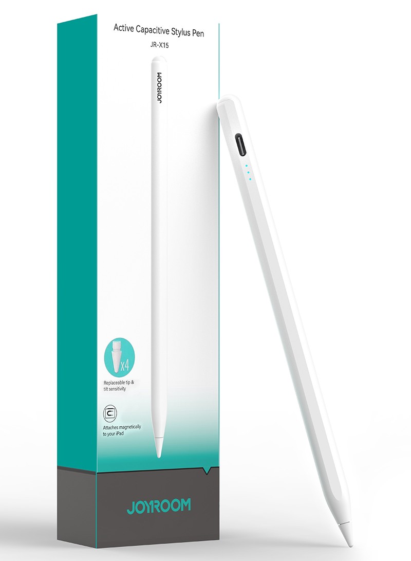 Joyroom JR-X15 Kapacitív Ceruza (aktív) - Fehér