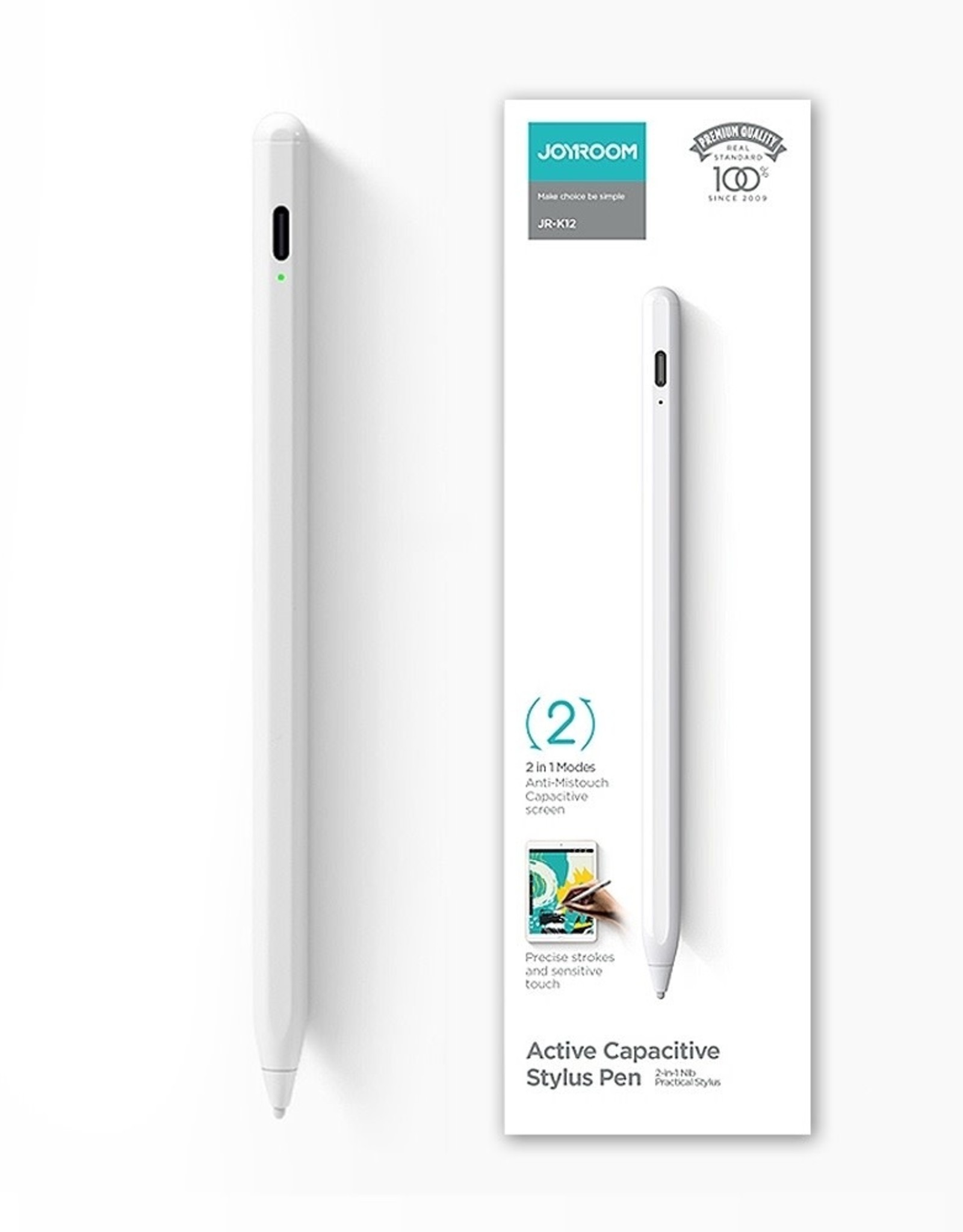 Joyroom JR-K12 Kapacitív Ceruza (aktív) - Fehér