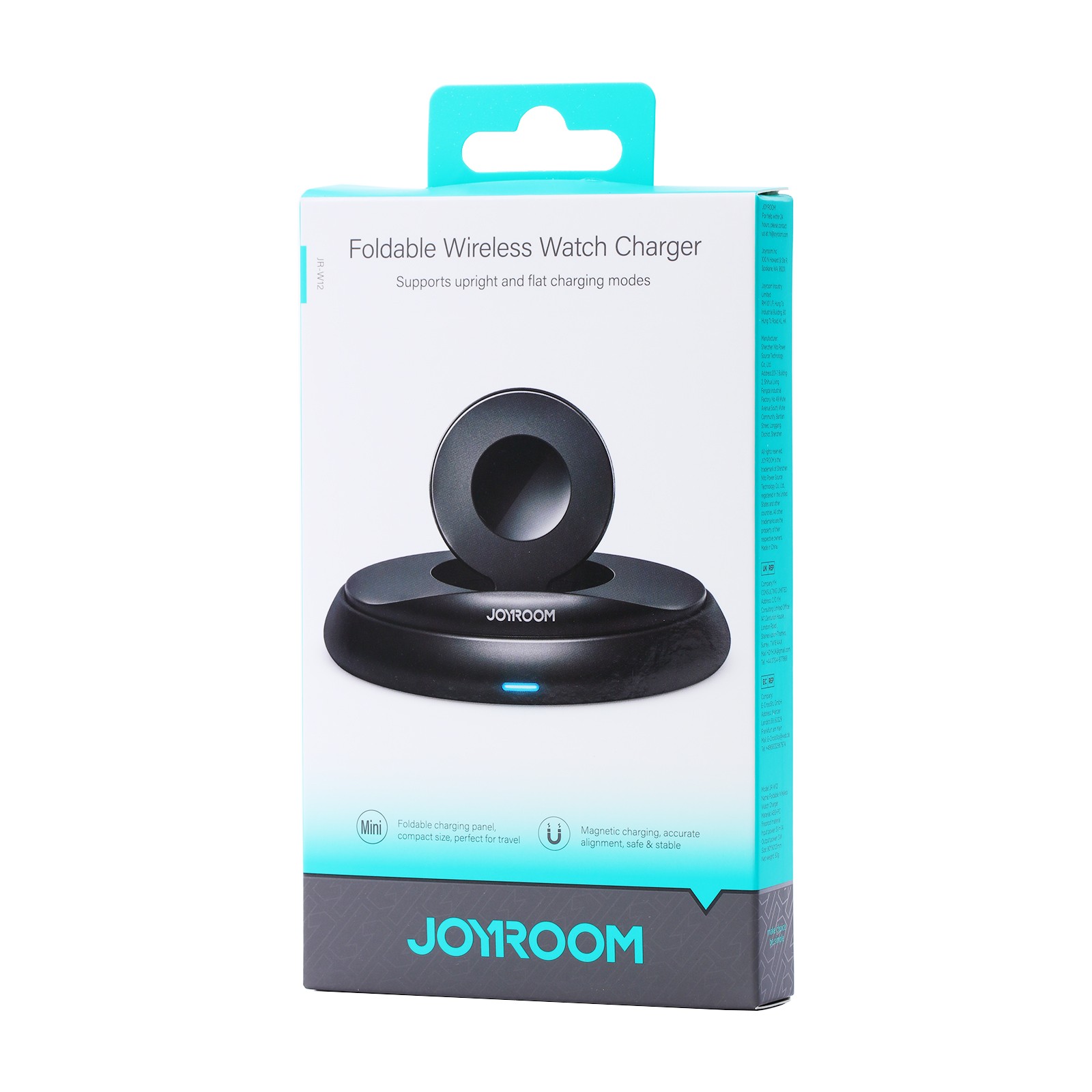 Joyroom JR-W12 Magnetic Wireless Apple iWatch Töltő - Fekete