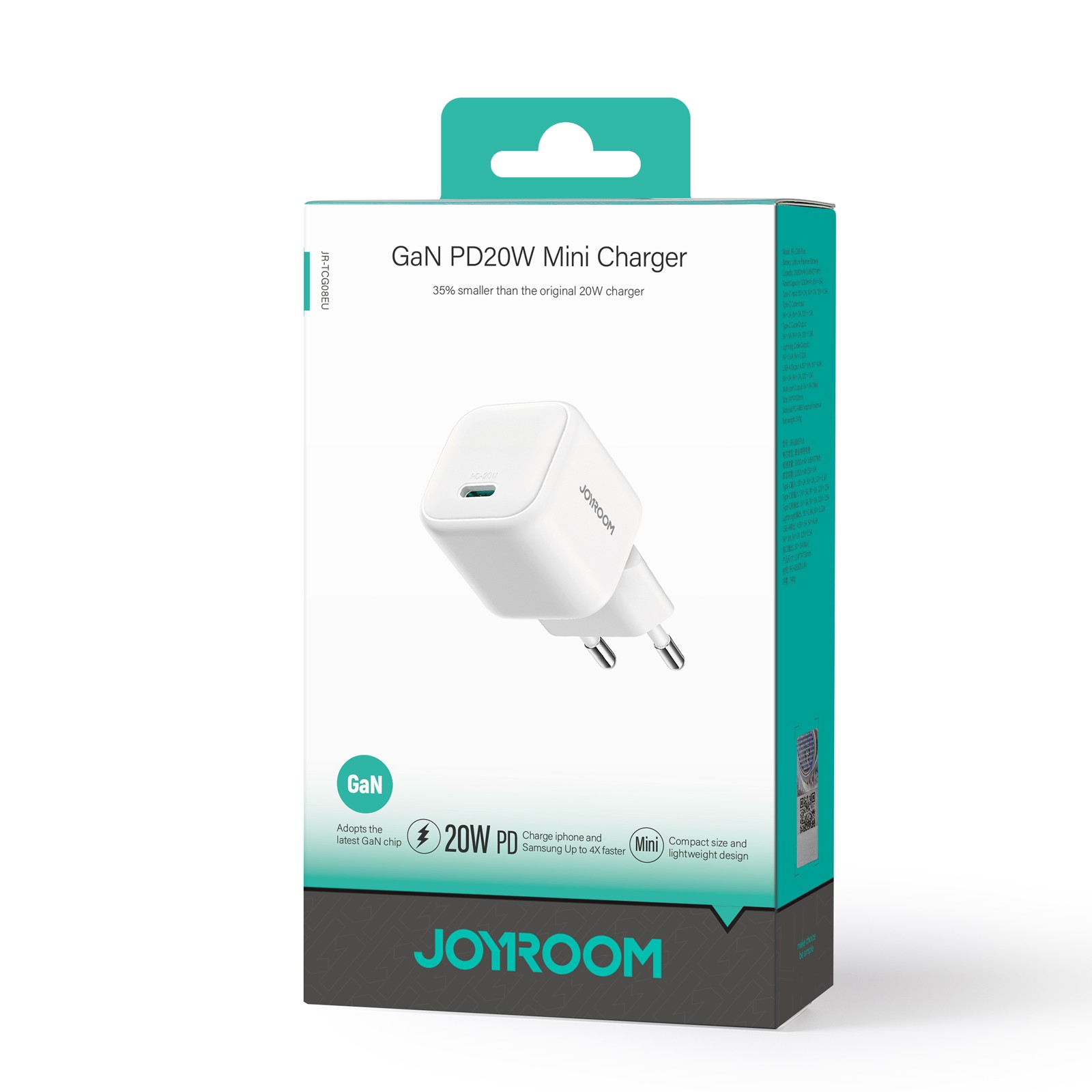 Joyroom JR-TCG08 20W Hálózati Töltő - Fehér