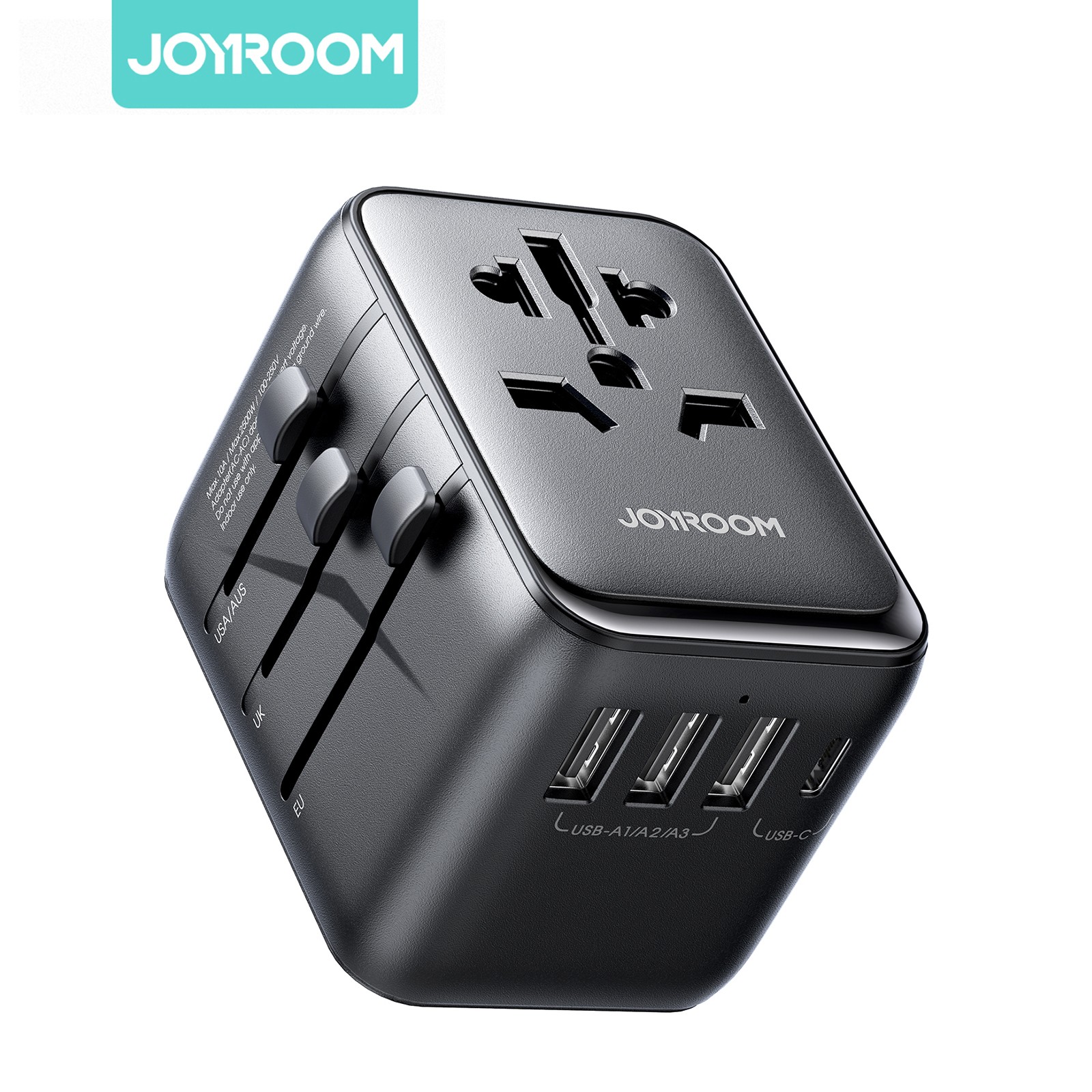 Joyroom JR-TCW01 Univerzális Hálózati Töltőfej - Fekete