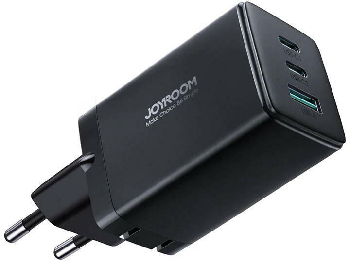 Joyroom JR-TCG01 65W Hálózati Töltő + USB-C 1M Adatkábel - Fekete