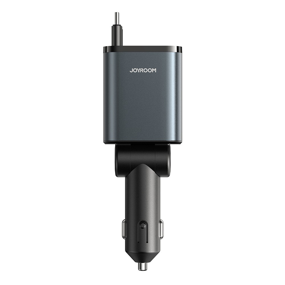 Joyroom CCL05 50W 4in1 Autós Töltőfej és Adatkábel - Fekete