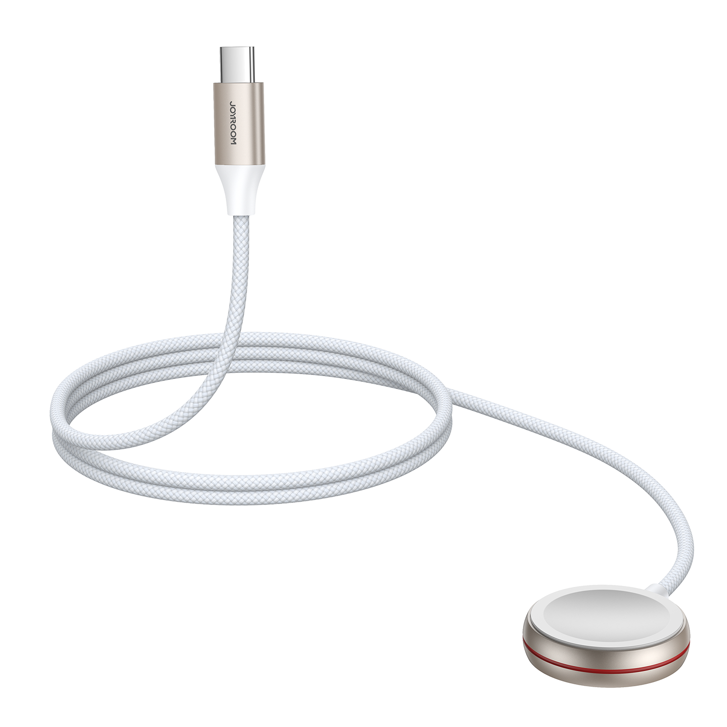 JOYROOM S-IW011 USB-C Magnetic Wireless iWatch Töltő - Fehér