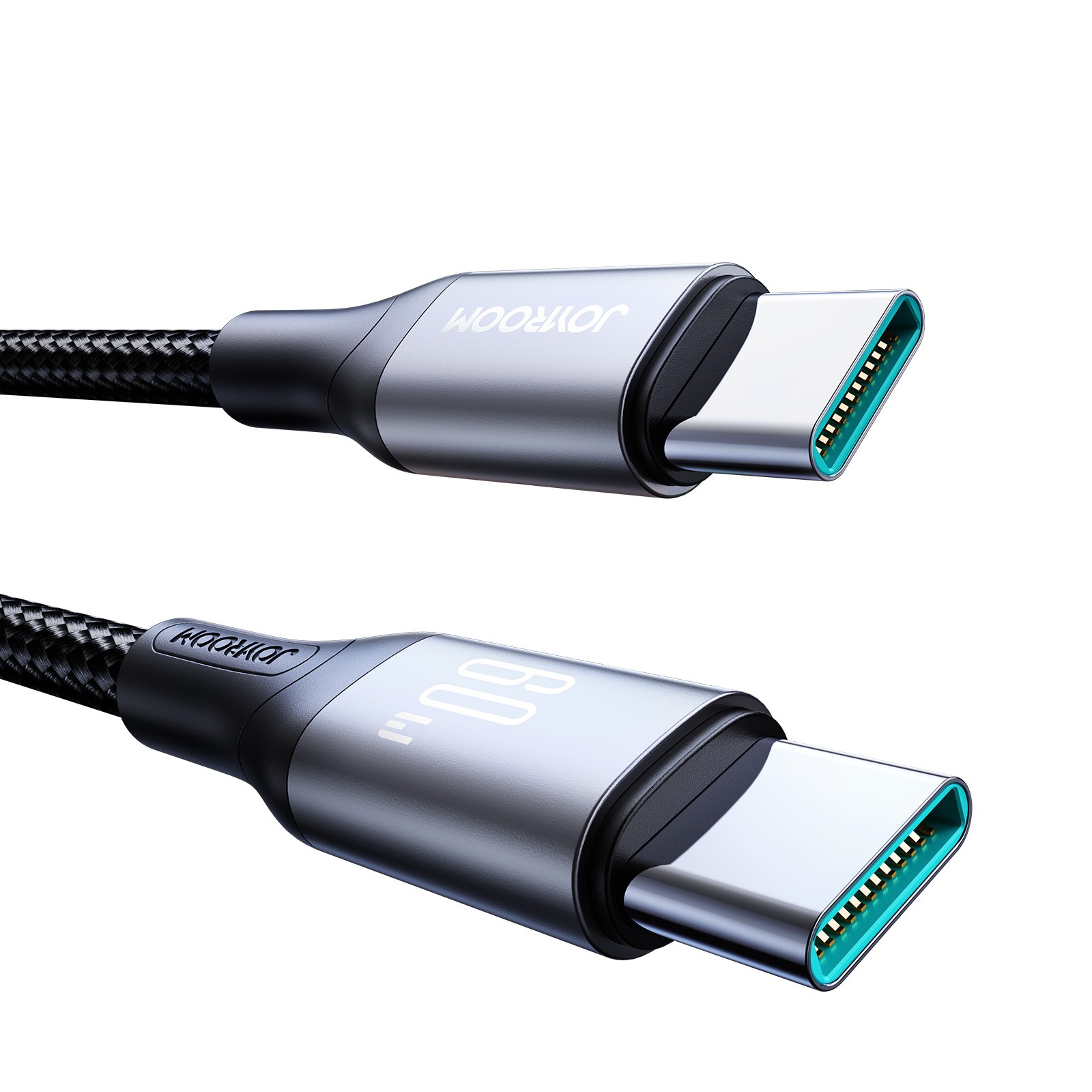 Joyroom S-A28 USB Type-C 60W 2M Adatkábel - Fekete