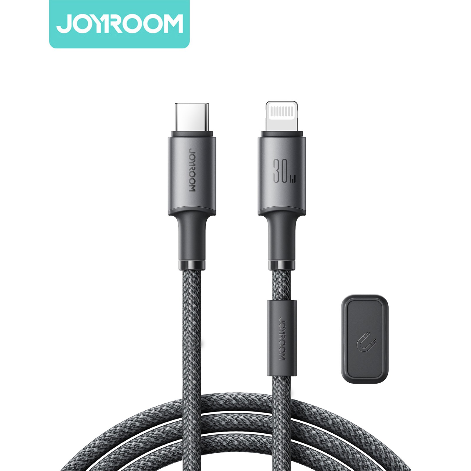 Joyroom S-A50 30W Lightning PD 1.2M Adatkábel - Szürke