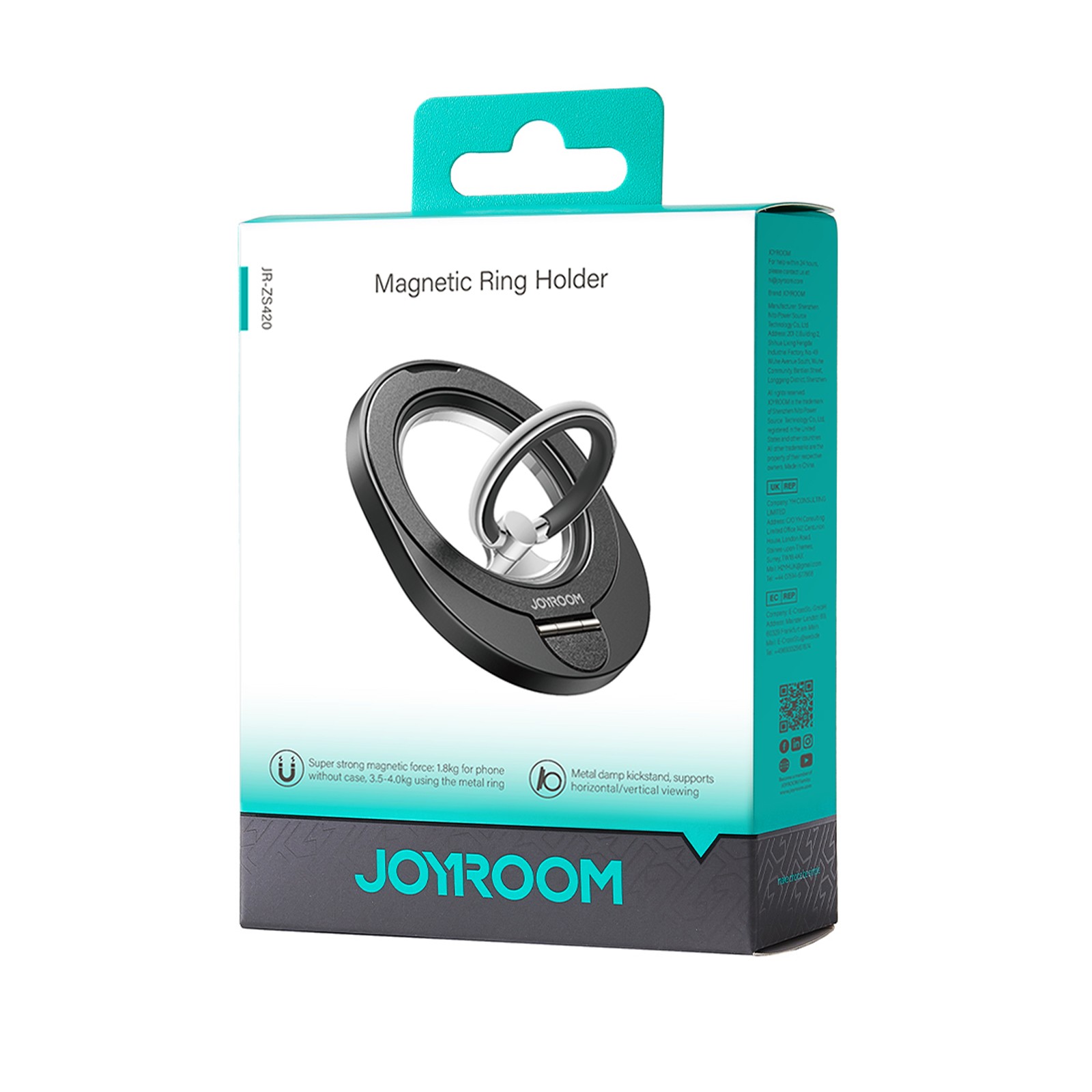 Joyroom JR-ZS420 Magsafe Tartó - Fekete