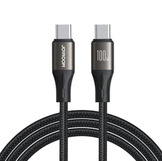 Joyroom S-A25 100W USB Type-C 1.2M Adatkábel - Fekete